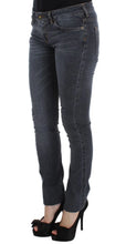 Blue Wash Cotton Blend Slim Fit Jeans Cavalli