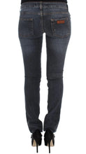 Blue Wash Cotton Blend Slim Fit Jeans Cavalli