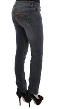 Blue Wash Cotton Blend Slim Fit Jeans Cavalli