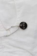 White Cotton Slim Fit Denim Bootcut Jeans Costume National