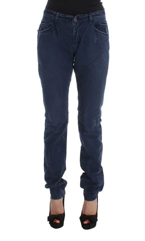 Blue Cotton Blend Denim Jeans Costume National