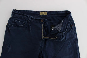 Blue Cotton Blend Denim Jeans Costume National