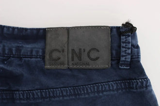 Blue Cotton Blend Denim Jeans Costume National