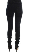 Black Cotton Slim Fit Denim Jeans Costume National