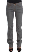 Gray Cotton Regular Fit Denim Jeans Costume National