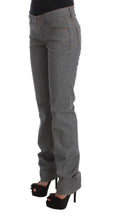 Gray Cotton Regular Fit Denim Jeans Costume National