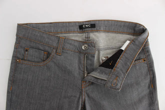 Gray Cotton Regular Fit Denim Jeans Costume National
