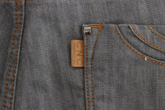 Gray Cotton Regular Fit Denim Jeans Costume National