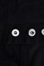 Black Cotton Slim Fit Cropped Jeans Costume National
