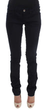 Blue Cotton Blend Slim Fit Jeans Costume National