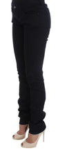 Blue Cotton Blend Slim Fit Jeans Costume National