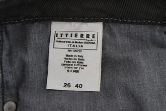 Green Cotton Blend Slim Fit Jeans Costume National