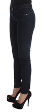 Blue Cotton Blend Slim Fit Jeans Costume National