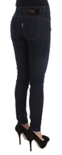 Blue Cotton Blend Slim Fit Jeans Costume National