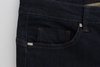 Blue Cotton Blend Slim Fit Jeans Costume National