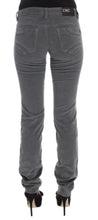 Gray Cotton Super Slim Corduroys Jeans Costume National