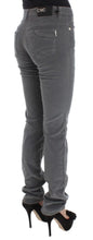 Gray Cotton Super Slim Corduroys Jeans Costume National