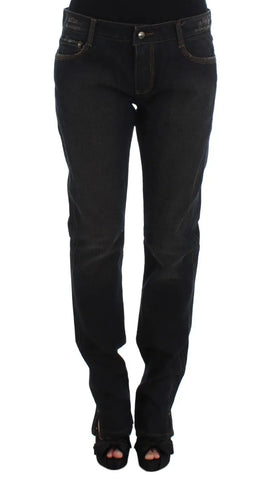 Blue Wash Cotton Boyfriend Jeans Ermanno Scervino