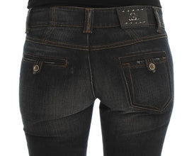 Blue Wash Cotton Slim Fit Jeans Ermanno Scervino
