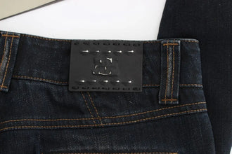 Blue Wash Cotton Slim Fit Jeans Ermanno Scervino