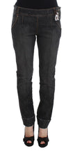 Gray Cotton Slim Fit Denim Jeans Ermanno Scervino