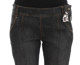 Gray Cotton Slim Fit Denim Jeans Ermanno Scervino