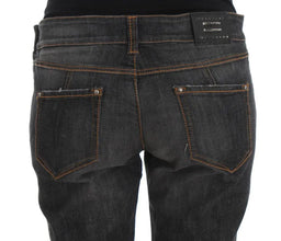 Gray Cotton Slim Fit Denim Jeans Ermanno Scervino