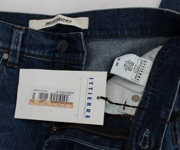 Blue Wash Cotton Blend Slim Fit Jeans Ermanno Scervino