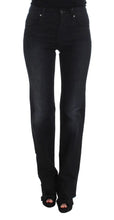 Blue Cotton Blend Slim Fit Bootcut Jeans Ermanno Scervino