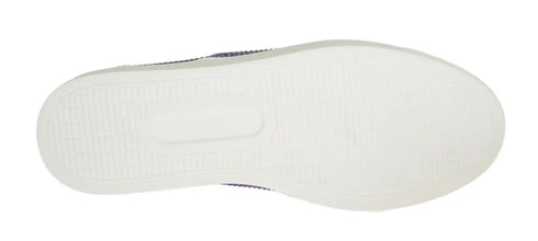 Purple Strass Canvas Logo Sneakers Dolce & Gabbana