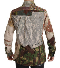Multicolor Button Down Patchwork Shirt Dolce & Gabbana