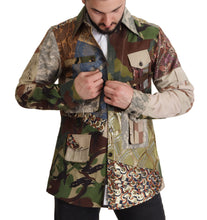Multicolor Button Down Patchwork Shirt Dolce & Gabbana