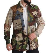 Multicolor Button Down Patchwork Shirt Dolce & Gabbana
