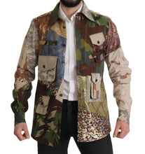Multicolor Button Down Patchwork Shirt Dolce & Gabbana