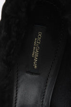 Black Xiangao Lamb Fur Leather Pumps Dolce & Gabbana