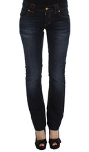 Blue Wash Cotton Slim Fit Jeans John Galliano
