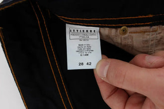 Blue Wash Cotton Slim Fit Jeans John Galliano