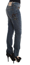 Blue Wash Cotton Blend Slim Fit Jeans John Galliano