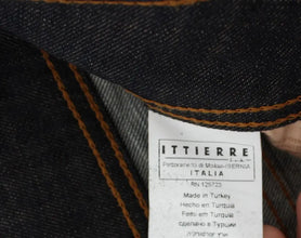 Blue Wash Cotton Blend Slim Fit Bootcut Jeans John Galliano