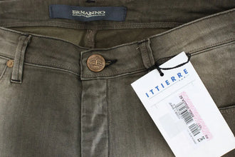 Gray Cotton Blend Loose Fit Boyfriend Jeans Ermanno Scervino