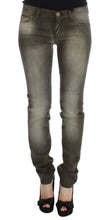 Gray Wash Cotton Blend Slim Fit Jeans Ermanno Scervino