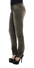 Gray Wash Cotton Blend Slim Fit Jeans Ermanno Scervino