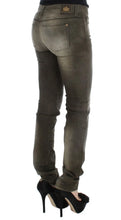Gray Wash Cotton Blend Slim Fit Jeans Ermanno Scervino