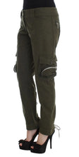 Green Wool Blend Loose Fit Cargo Pants Ermanno Scervino