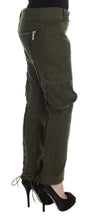 Green Wool Blend Loose Fit Cargo Pants Ermanno Scervino