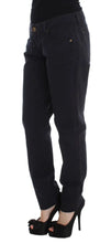 Blue Cotton Blend Casual Fit Pants Ermanno Scervino