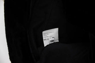 Black Velvet Cotton Straight Legs Pants Ermanno Scervino