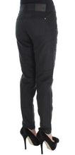 Black Cotton Blend Regular Fit Pants Ermanno Scervino