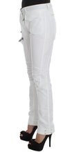White Nylon Padded Slim Fit Cargo Pants Ermanno Scervino