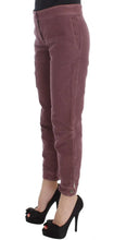 Bordeaux Cotton Cropped Cargo Pants Ermanno Scervino